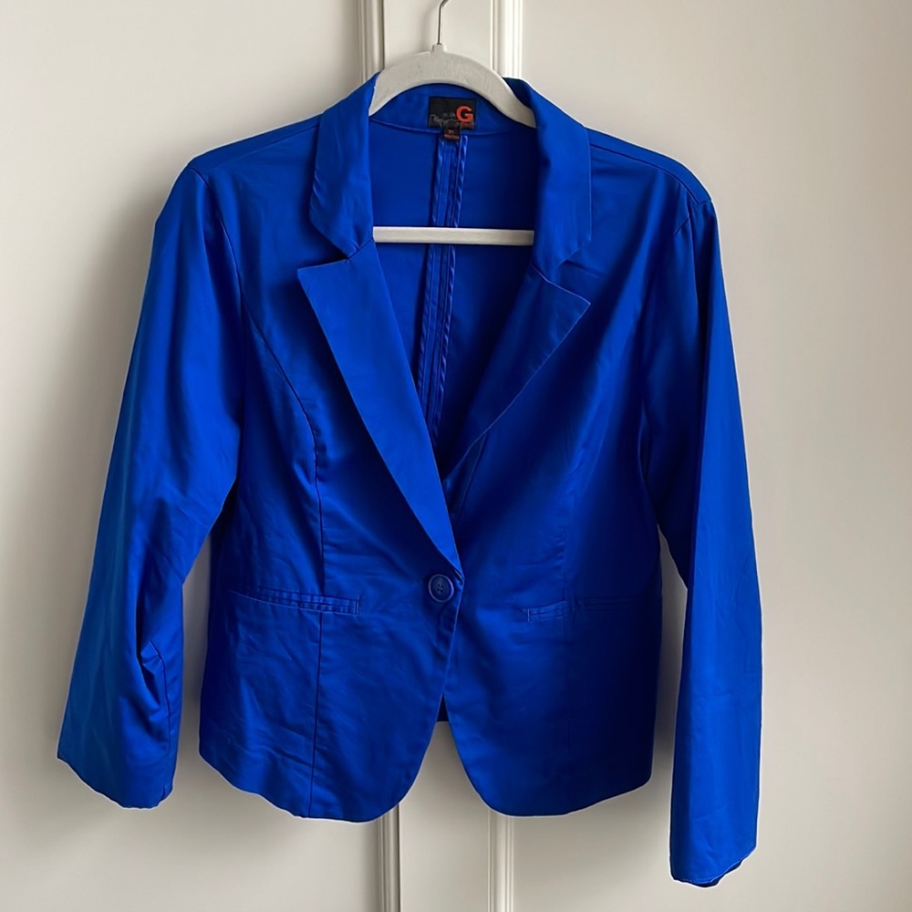 G by Guess Blue Blazer